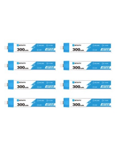 Bateria dron 300mah (pack 8 ud.)